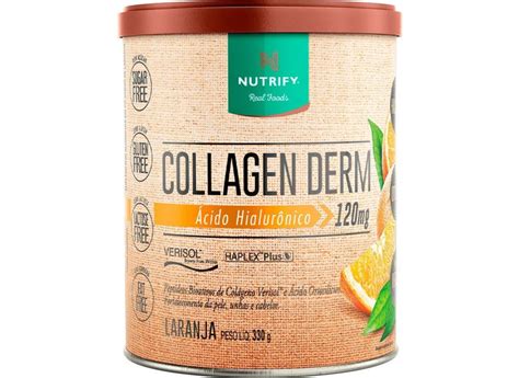 Collagen Derm Cido Hialur Nico Laranja Nutrify G O