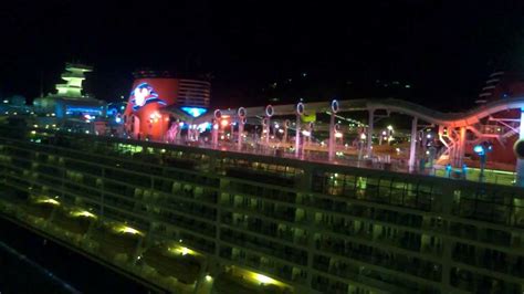 The Disney Fantasy Leaving St Marten Vi Youtube