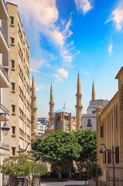 Premium Photo Beautiful View Of Mohammad Al Amin Mosque And Downtown