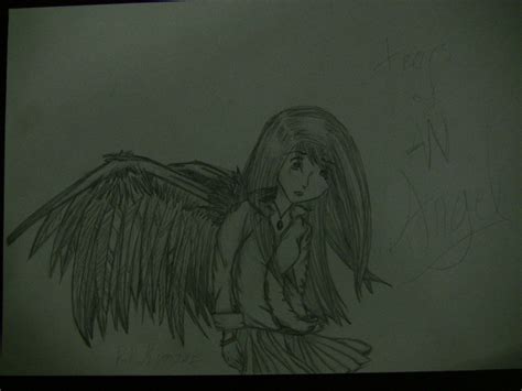 Sad Anime Angel-Brokin Wing V2 by MeMaxie on DeviantArt