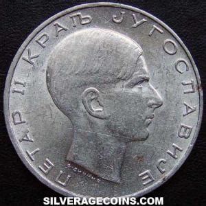 Peter Ii Yugoslavian Dinara Silver Age Coins