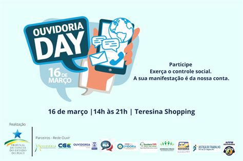 TCE PI Participa Do Ouvidoria Day No Teresina Shopping Nesta Segunda