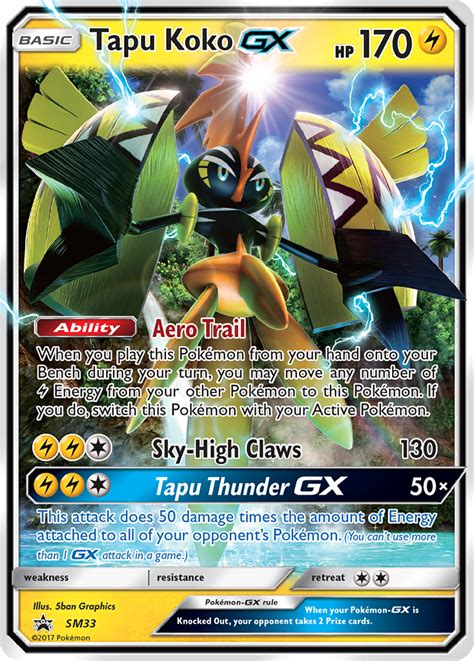 Tapu Koko Gx Sm Black Star Promos Pokémon Tcg Guru