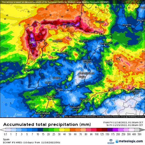 Pron Stico De Lluvias A Siete D As Activados Avisos Por Nevadas Y M S