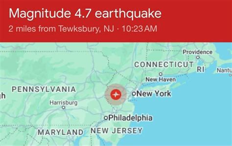 Sismo De Magnitud Sacude Nueva York Y Nueva Jersey