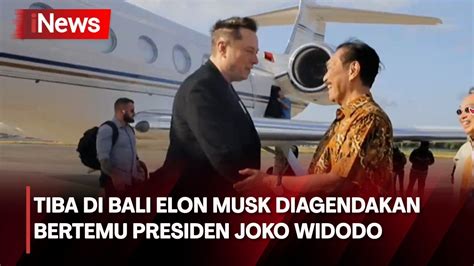 Elon Musk Tiba Di Bali Disambut Menko Luhut INews Siang 19 05 YouTube