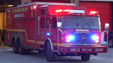 Newark Fire Department Brand New Ladder 5 Rescue 1 And Battalion 4