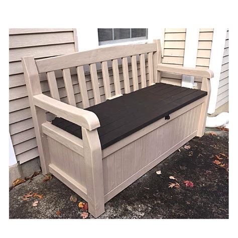 Outdoor storage bench waterproof - sunriseshery