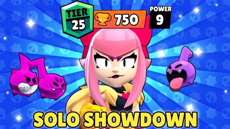 Melodie Nonstop To 750 Trophies In Solo Showdown Brawl Stars Youtube