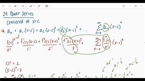 Ap Calc Bc 24 Power Series Youtube