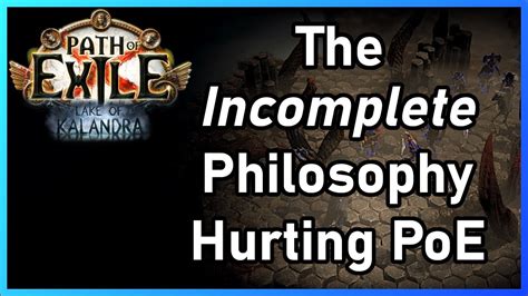 PoE 3 19 GGG S Incomplete Design Philosophy That Is Hurting Path Of