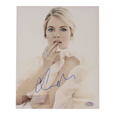 Sienna Miller Signed 8x10 Photo ACOA Pristine Auction