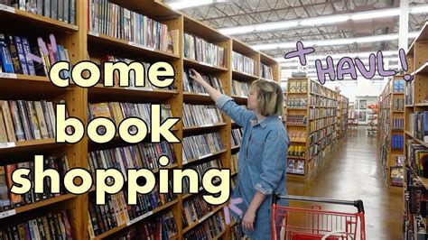 Come Used Book Shopping With Me Huge Book Haul Youtube