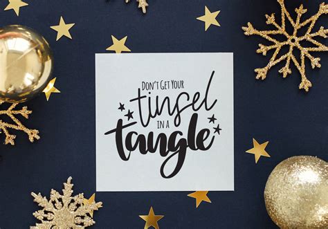 Free Don T Get Your Tinsel In A Tangle Svg Png Eps Dxf By Caluya Design