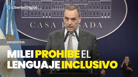 Argentina prohibe el lenguaje inclusivo en toda la administración