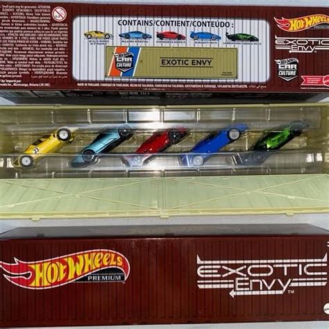 Hot Wheels Exotic Envy Premium Container The 5 Depop