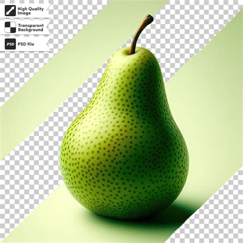 Premium Psd Psd Pear On Transparent Background