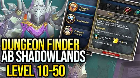 Neue Dungeon Finder Regeln Ab Wow Shadowlands Level 10 50 Youtube