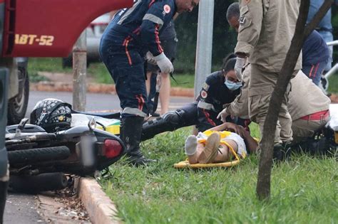 Sargento é socorrido hemorragia após acidente grave Capital