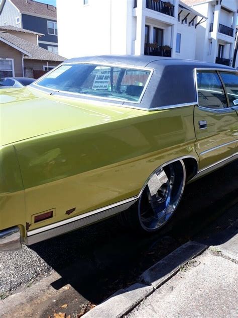 1971 Ford LTD 4 Door Pillared Hardtop 24 In Wheels Good Deal NO RESERVE