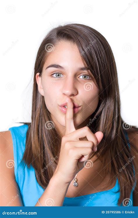 Maintenez Vos Secrets Secrets Photo Stock Image Du Expression Index