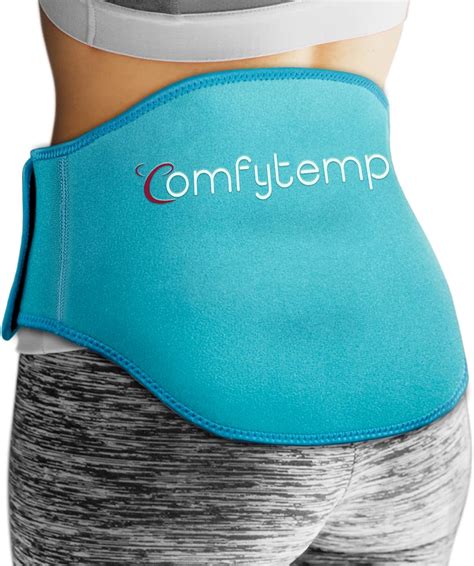 Reusable Gel Back Ice Pack With Strap Comfytemp