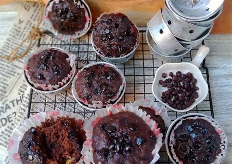 Resep Banana Choco Muffins Oleh Momsqueenkitchen Cookpad