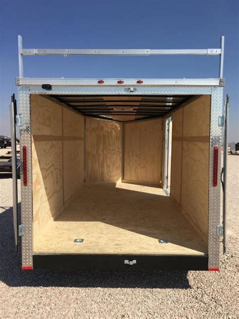 2017 RC 7'x14' Enclosed Cargo Trailer w/Roof Rack | Happy Trailer Sales | PJ Trailers in Texas