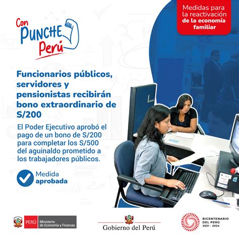 Plan de Reactivación Económica Con Punche Perú Campañas Ministerio