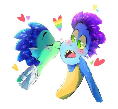 Luca Pixar Tumblr In Gay Disney Disney Fan Art Lucas Movie