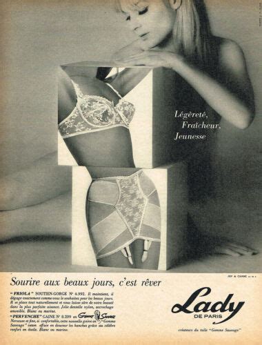 PUBLICITE 1964 LADY Soutien Gorge Sous Vetements LIBERTE EBay