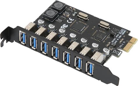 Placa de expansão PCI E para USB 3 0 7 portas PCI E para USB 7 portas