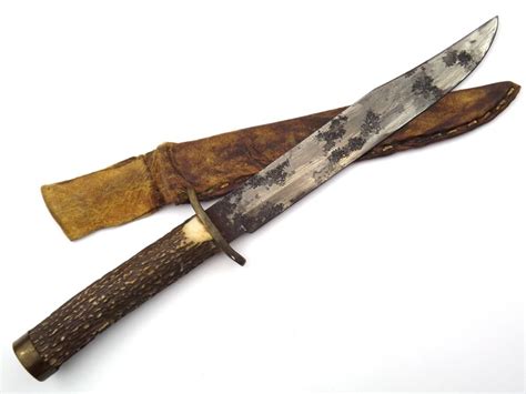 Sold Price: 19th C. Trade Bowie Knife Made for Cheyenne Native American ...