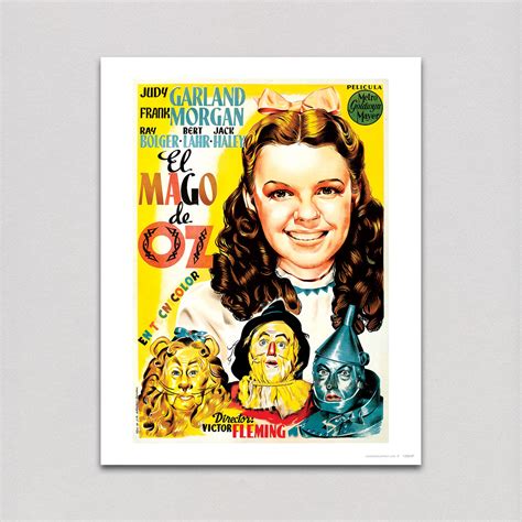 The Wizard Of Oz Poster Retro Movie Posters Art Print Laughing Elephant