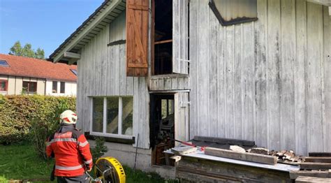 Scheunenbrand in Näfels GL Polizeinews ch