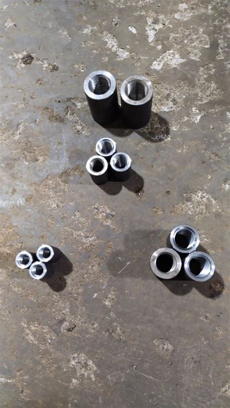 Mild Steel Threaded Rebar Coupler For Construction At Piece In