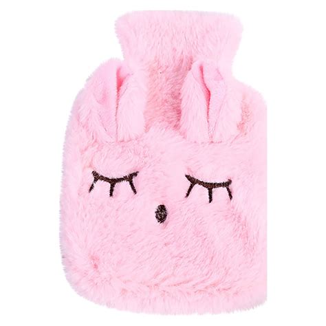 Piaybook Water Filled Hot Water Bag Fleece Jacket Detachable Hand Warmer Irrigation Menstrual