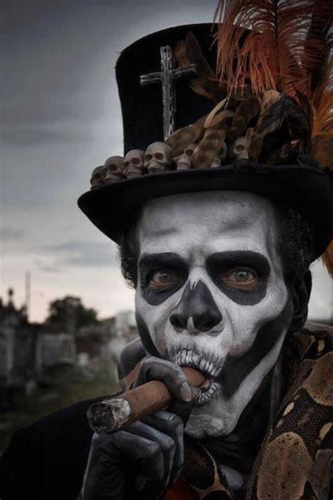 Voodoo Top Hat And Staff Voodoo Halloween Halloween Makeup Baron Samedi