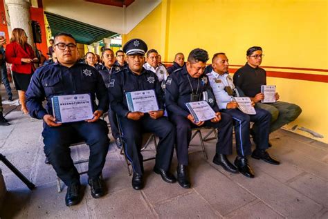 Paola Angon encabeza segunda entrega de estímulos a policías destacados