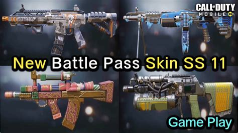 Call Of Duty Mobile สปอยสกินปืน Battle Pass Season 11 Christmas