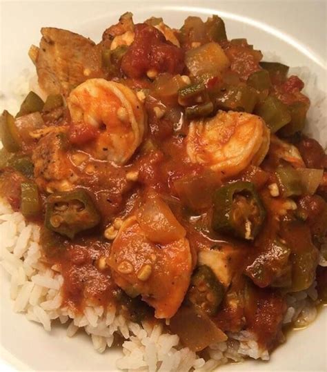 Smothered Okra With Sausage Shrimp 58 OFF