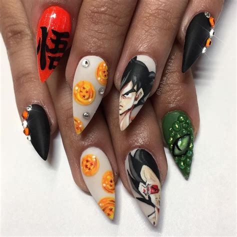 Dragonballeksel Dragon Ball Z Nails Nail Voice Dragon Ball Z Show