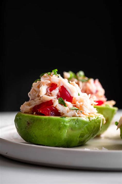 Crab Avocado Salad Food Faith Fitness