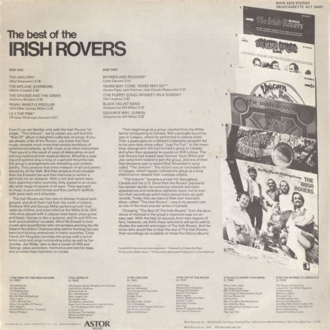 Best Of The Irish Rovers