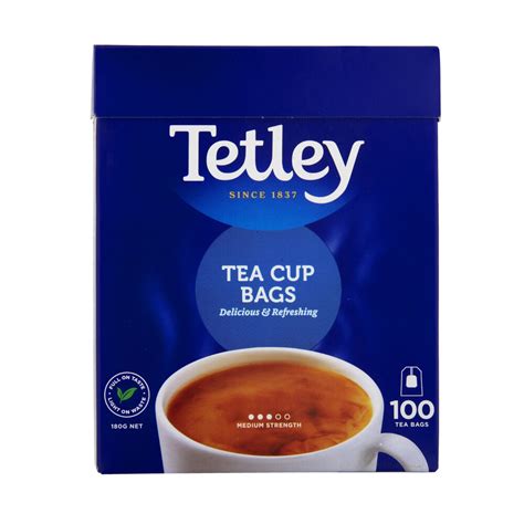 Buy Tetley Tea Bags 100 Pack 180g Coles