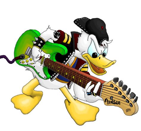 Donald Duck Guitarist By IvchoBG On DeviantArt