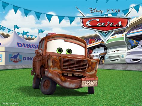 Fred the Rusty Car from Pixar’s Cars Movie Desktop Wallpaper