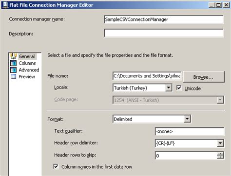 Data Import To Sql Server Database Table From Comma Seperated File With