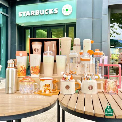 Starbuck Official Store Starbuck ถ้วย2022กลางฤดูใบไม้ร่วงเทศกาล Warm ฤดูใบไม้ร่วง Maple Leaf