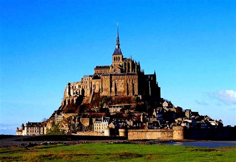 Mont Saint Michel Bakgrundsbilder Hd Ladda Ner Gratis